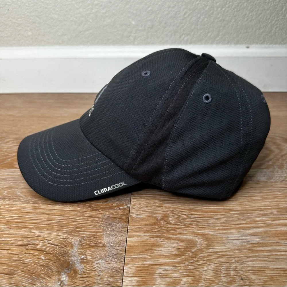 Adidas Climacool Black Gray Adjustable Strapback Men's Cap Hat, OS